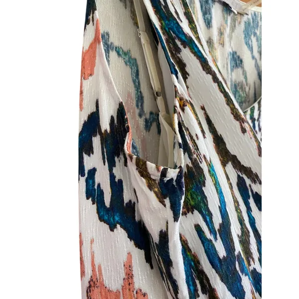 1.State Patterned Sleeveless Peplum Dress Size Medium - Image 5