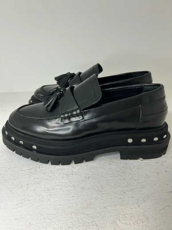 Free People Shoes Black Slip-On Velvet size 7 - Image 4