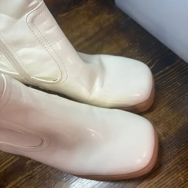 BP Off White Keyla Platform‎ Boots Size 5.5 - Image 3