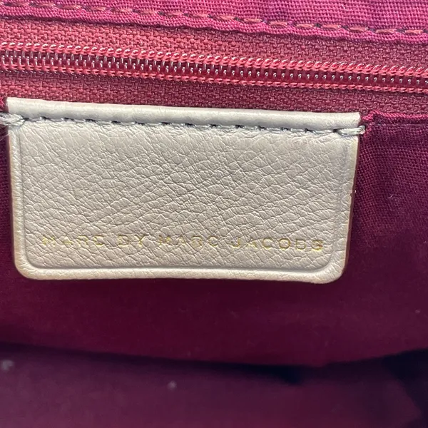 Marc Marc Jacobs Beige Q Legend Satchel Shoulder Bag w/ID Card Wallet Dust Bag - Image 8