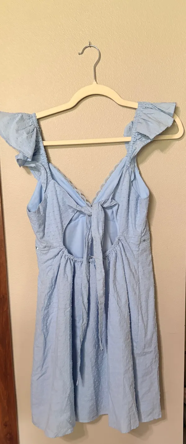 Altar'd State Light blue baby doll dress - Image 3