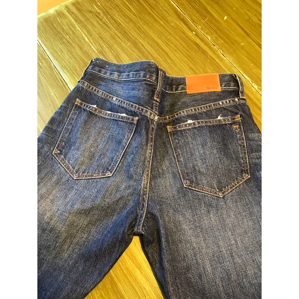 Madewell NWOT Women's Straight Leg Crop Jeans Size 25 - Image 9