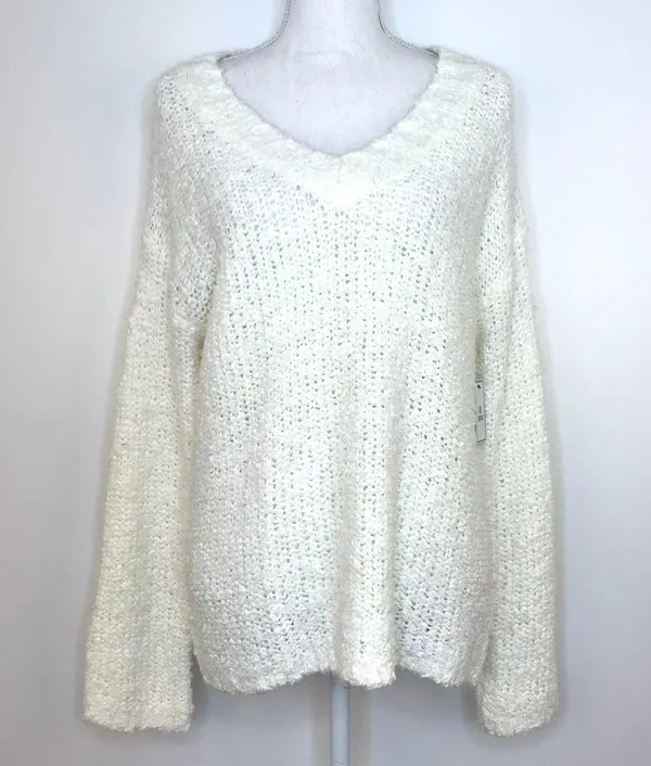 NWT Susina Boucle Knit V - Image 2