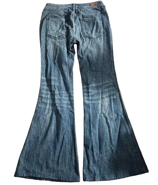 Anthropologie Pilcro Ultra High Rise Flare Jean 27 Women’s Blue OB808710 - Image 3