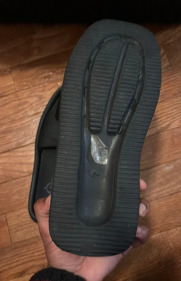 Black Platform Slides - Image 3