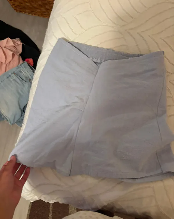 Light Blue Strapless Top Size XS - Image 4