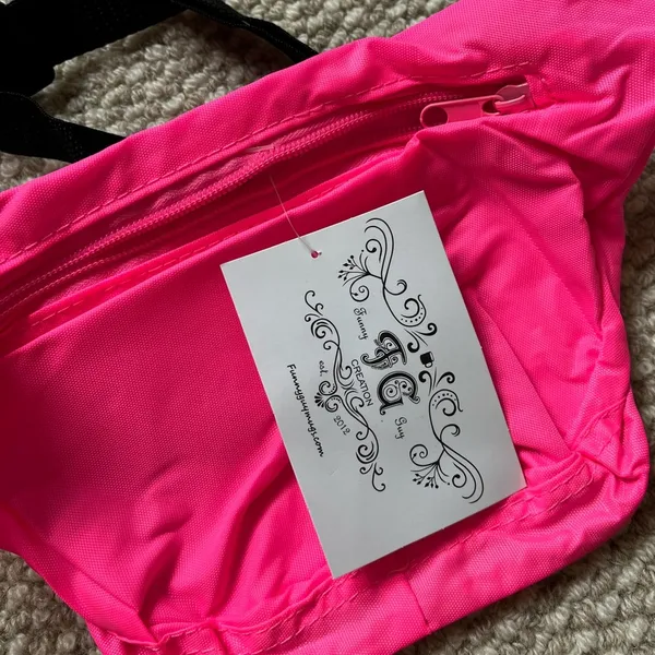 Neon Pink Fanny Pack - Image 4