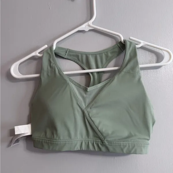Gymshark Sage‎ Green Sports Bra Size Small - Image 3