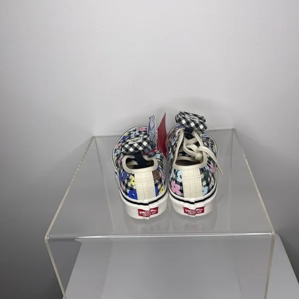 Vans- Sandy Liang Authentic 44 DX Shoes Checkered with Flowers - Image 4