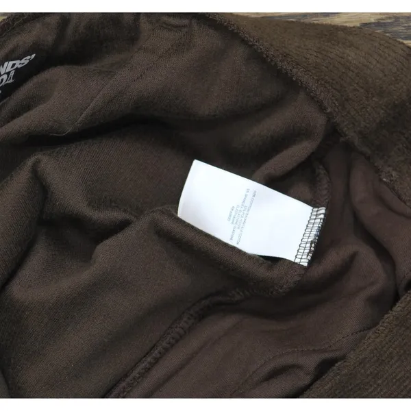Lands' End Womens Sport Knit High Rise Corduroy Leggings Rich Coffee Brown PL - Image 4