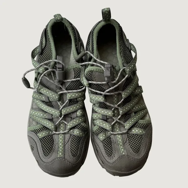Chaco Fern Women 7 Green Brown Vibram Hiking Hybrid Water Shoes J104356 - Image 2