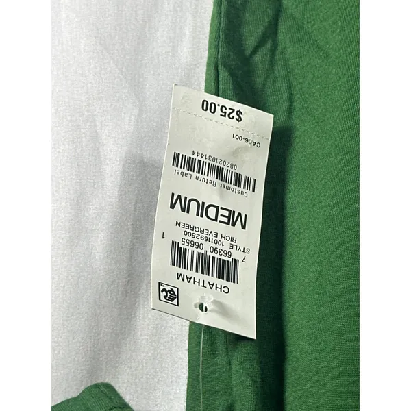 Club Room Soft Touch‎ Crew Neck T-Shirt Short Sleeve, Green, Size M, NWT - Image 4