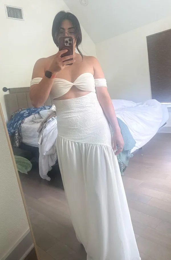 Nwot Outcast Muaii Maxi Dress Ivory - Image 2
