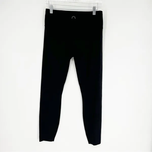 Varley Hughes Mid Rise Activewear Leggings Women's Size M Black Pilates Princess - Image 3