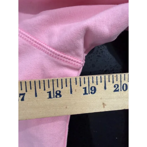Bejeweled by Susan Fixel Pink Tattoo Graphic Rhinestone Zip Up Hoodie Womens y2k - Image 9