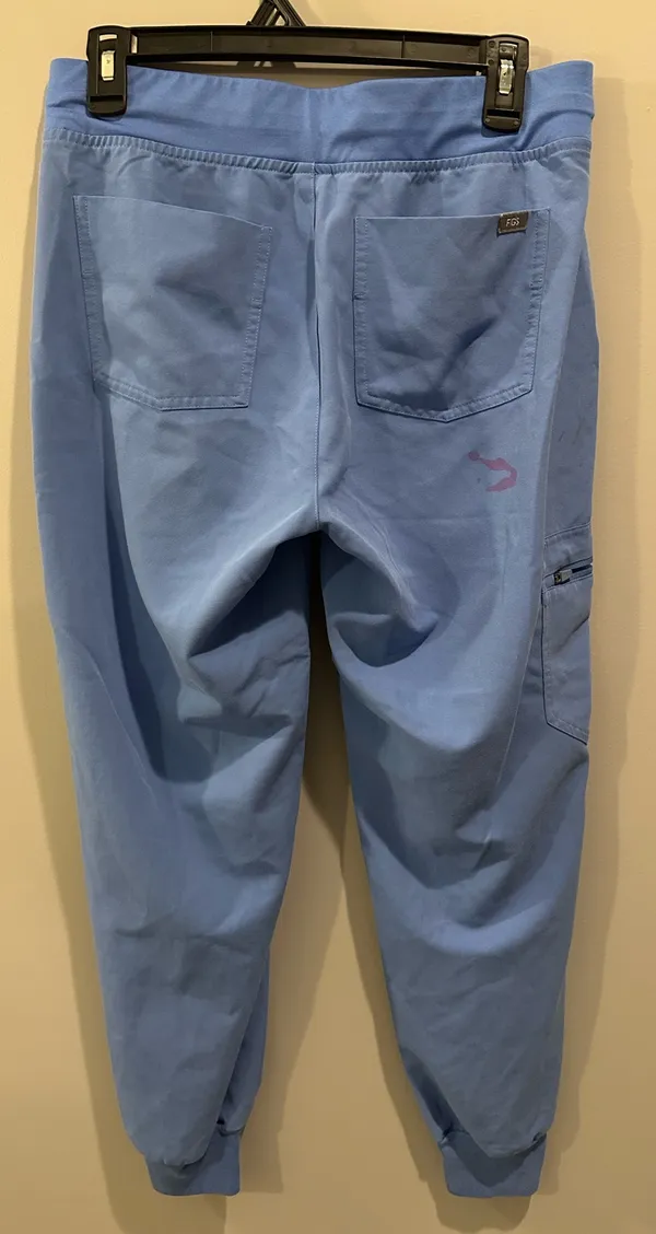 FIGS Zamora Jogger Scrub Pants Ceil Blue - Image 6
