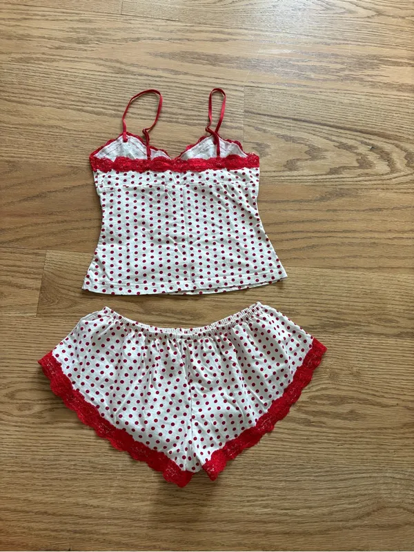 Frankie’s Bikinis polka dot lounge set - Image 4
