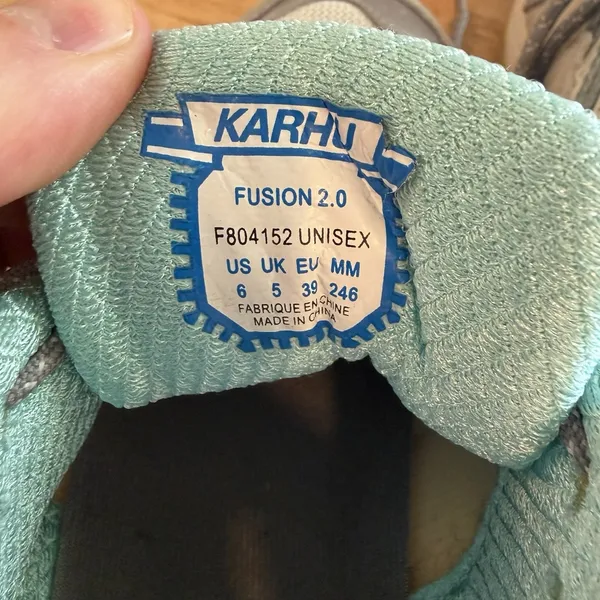 Karhu Fusion 2.0 Trainers Ultimate Gray And‎ Iceberg Green Size 6 Tennis Shoes - Image 7