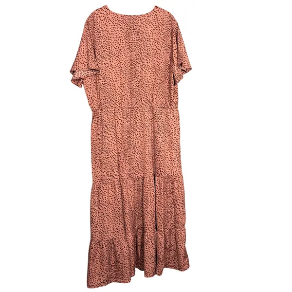 Pretty Garden NWT Pink Animal Print Tiered Maxi Dress - XXL - Women's Plus Size - Image 8