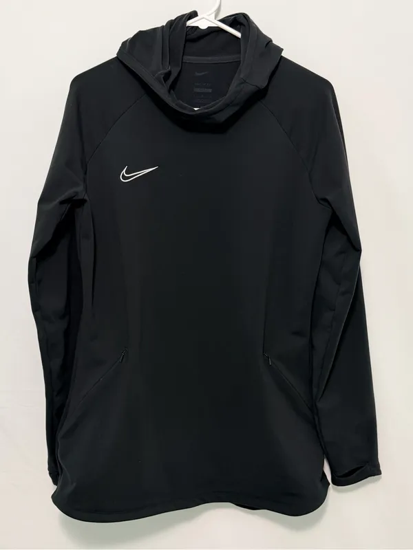 Nike Women's Dri-FIT Academy Hoodie size Large black - Image 3