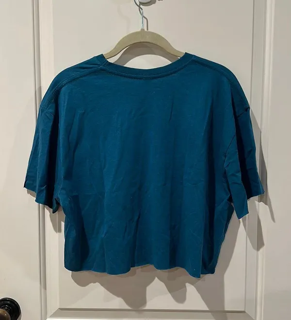 Cropped Tee Blue Size L - Image 2