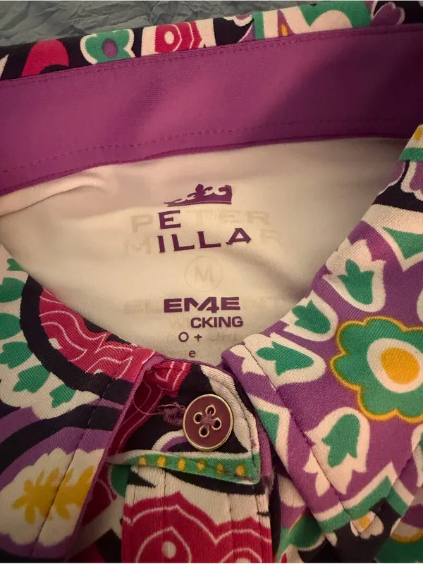 Peter Millar Vibrant Paisley Dress Womens Medium - Image 3