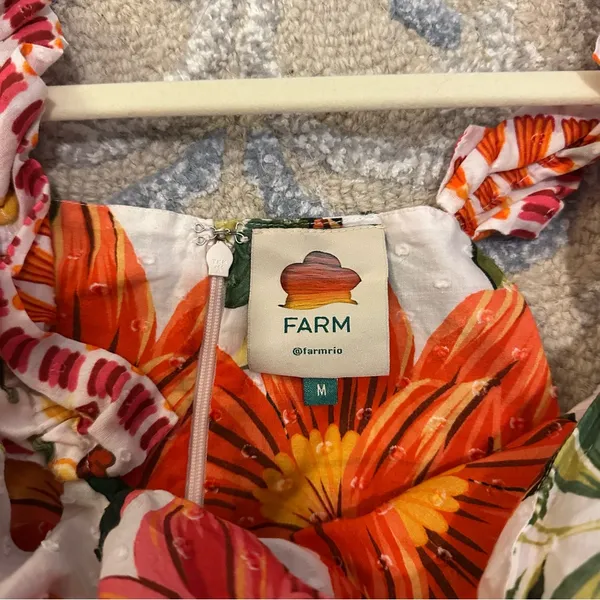 Farm Rio Cashew Garden Midi Dress - Image 4