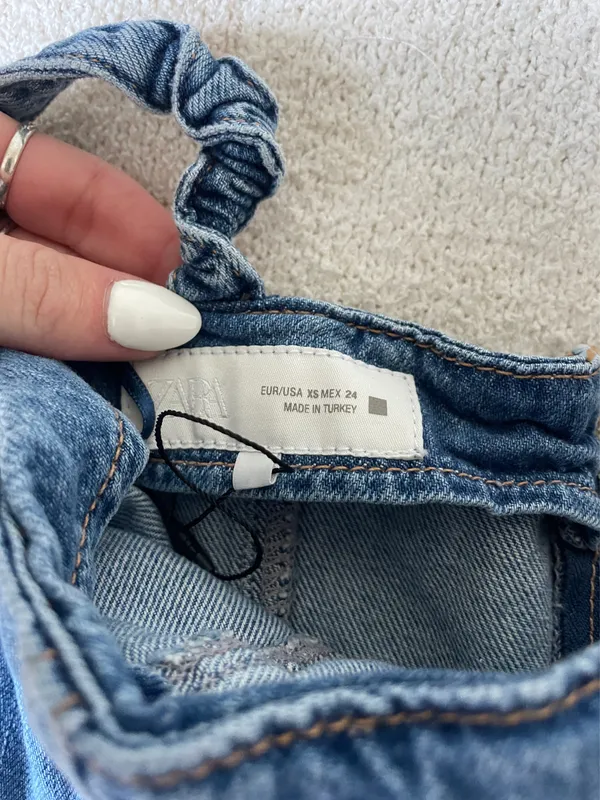 Zara denim top - Image 2