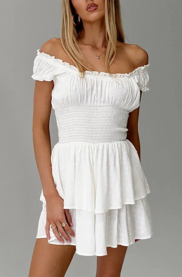 Princess Polly Love Galore White Romper - Image 3