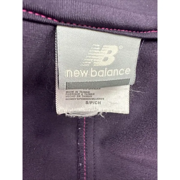 New Balance Womens S Pink Purple Softshell Full Zip Athletic Jacket WALJ6101 - Image 8
