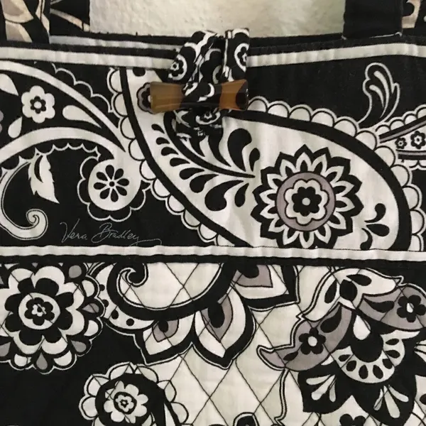 Vera Bradley large paisley shoulder tote‎ - Image 4