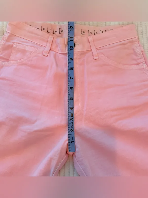 Dickies Winnie’s Customs Light Pink Women's Straight-Leg Jeans Size 28x30 - Image 9