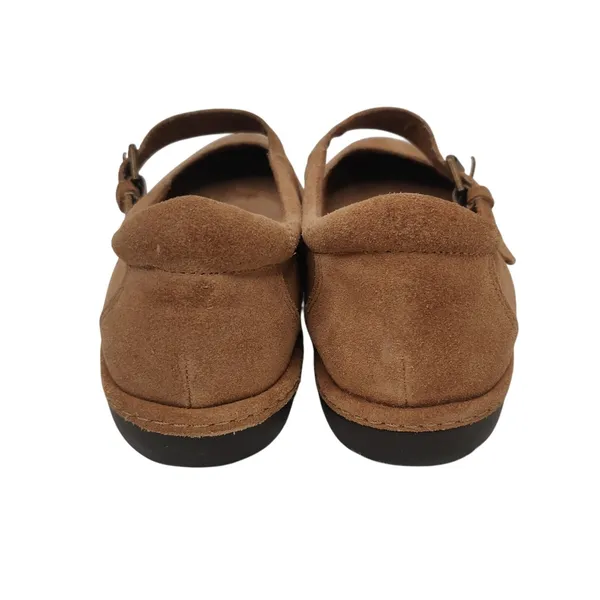 Tan Suede Mary Janes by Lands end sz 8 - Image 4