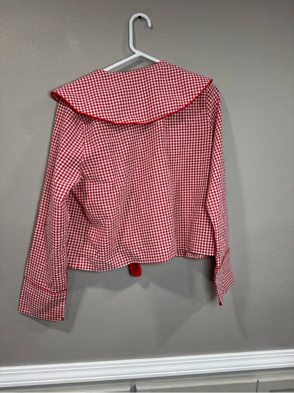 Red Gingham Tie - Image 4