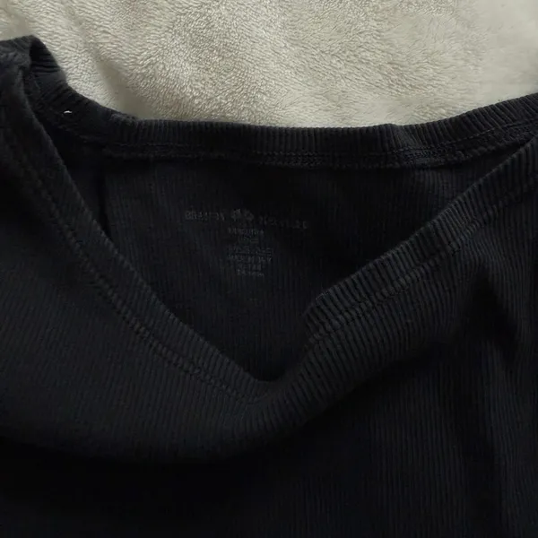 Brandy Melville Black Short Sleeve Top - Image 3