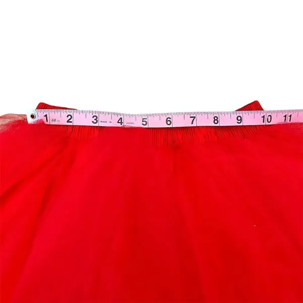 Women's Red Tulle Tutu Skirt‎ One Size Party Dance - Image 7