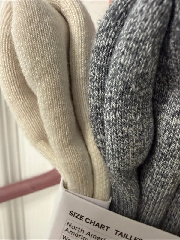 lululemon athletica Daily Essential Crew Socks - Cream, Green & Gray (3 Pack) - Image 3