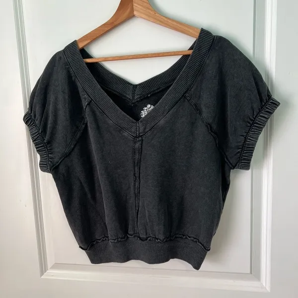 Anthropologie Pilcro V-Neck Sweatshirt - Image 3