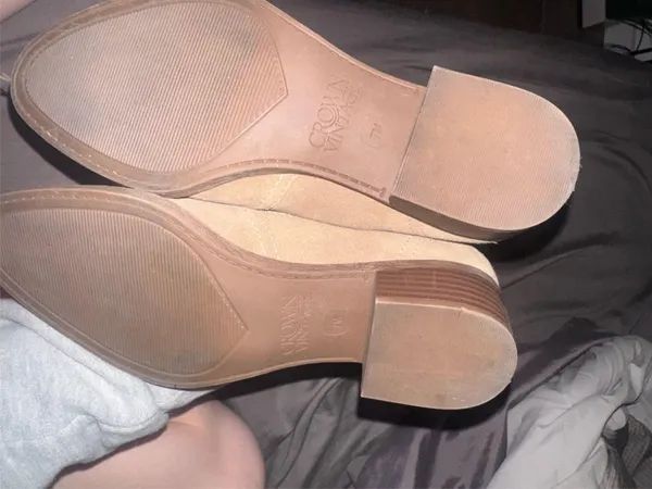 Crown Vintage Suede Clogs - Image 4