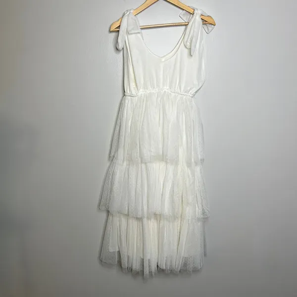 Baltic Born Tessa Tiered Tulle Midi Dress - Image 4
