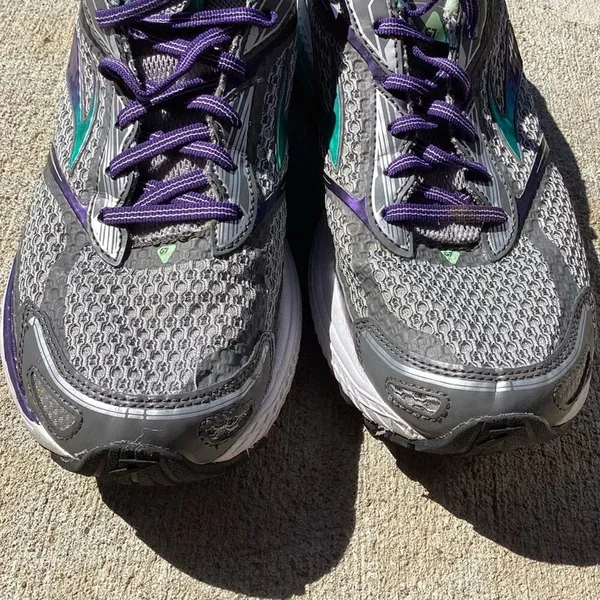 Brooks Women's Ghost 7 Athletic Shoes Gray/ Turquoise 1201611B953 - Image 7