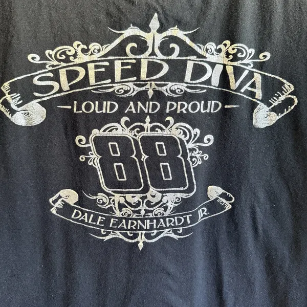 Nascar Speed Diva‎ -Loud and Proud- 88 Dale Jr. Chase Authentics Size Large - Image 2