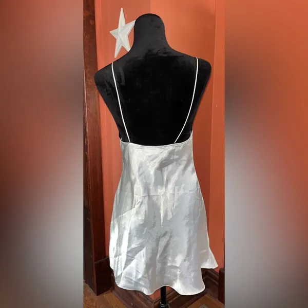 Vintage Beth Michaels slip dress White - Image 4