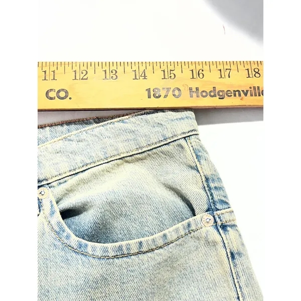 We The Free Free People Wide Leg Carpenter Jean Women 30 Light Wash High Rise - Image 7