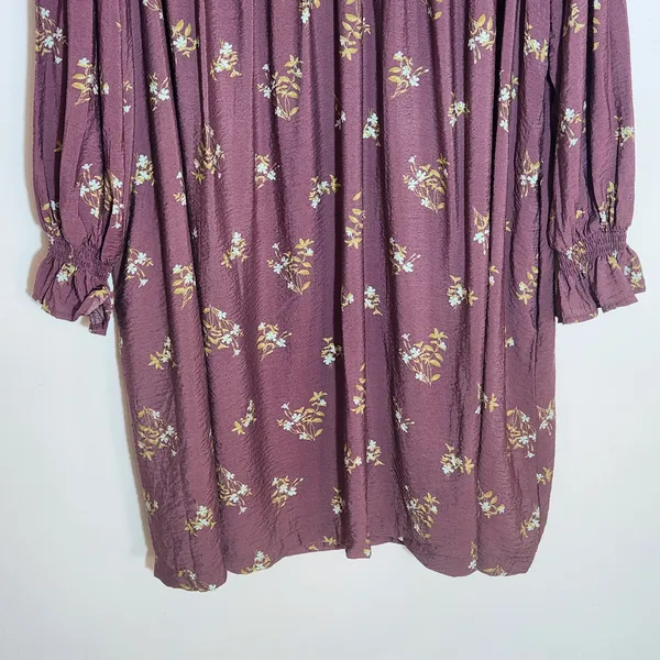 A New Day Purple Floral Dress Size 3X - Image 4