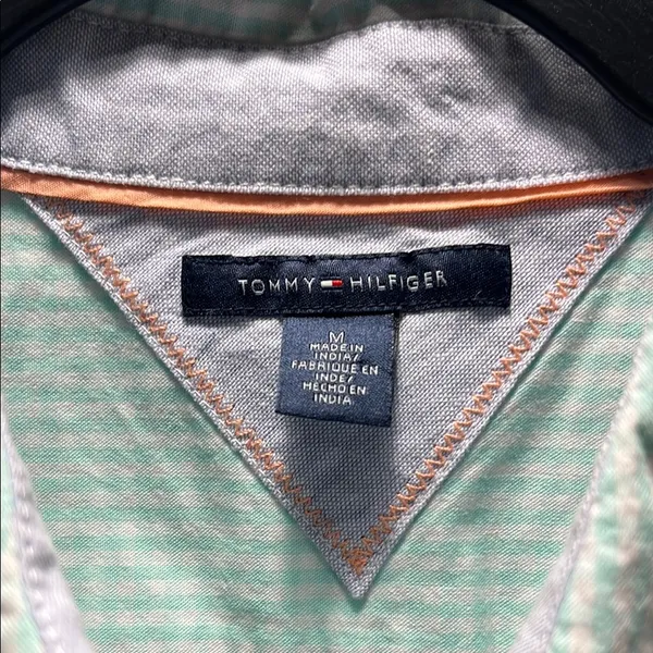 Tommy Hilfiger Green Casual Button Down Shirt - Image 3