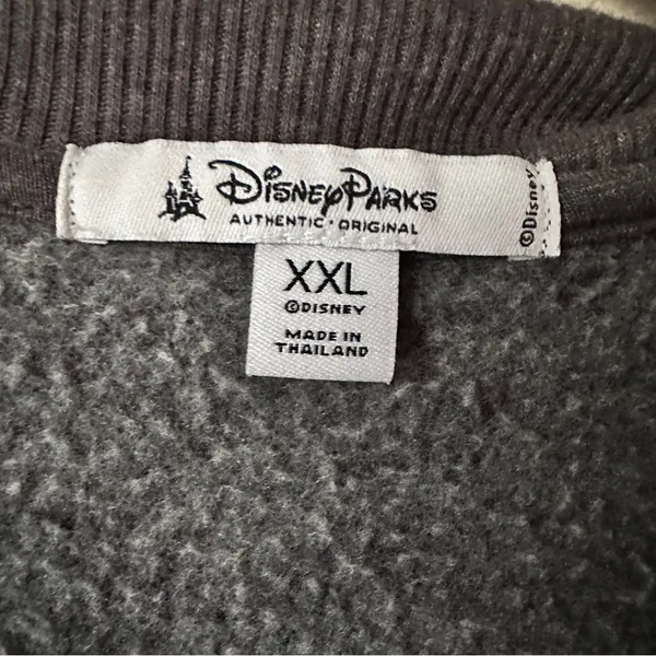 Disney Minnie Mouse Jacket Sz XXL Full Zip Embroidered Baseball Bomber Fleece - Image 6