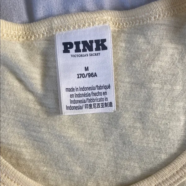 Pink‎ Yellow Tank Top with Graphic Print - Image 4