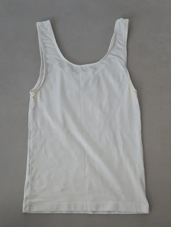 Skims White Soft Lounge Tank Size XS - Image 3