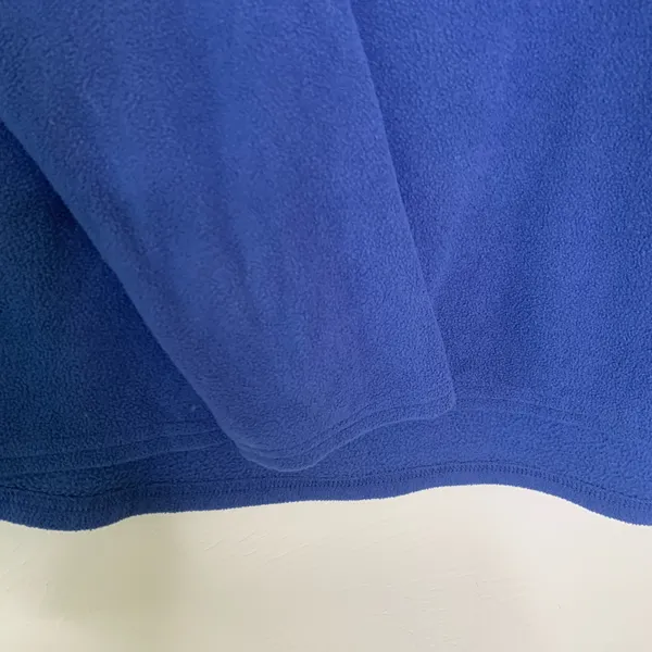 Natural Reflections Blue Fleece Pullover Top Sz XL Gorpcore Cabin Core - Image 9